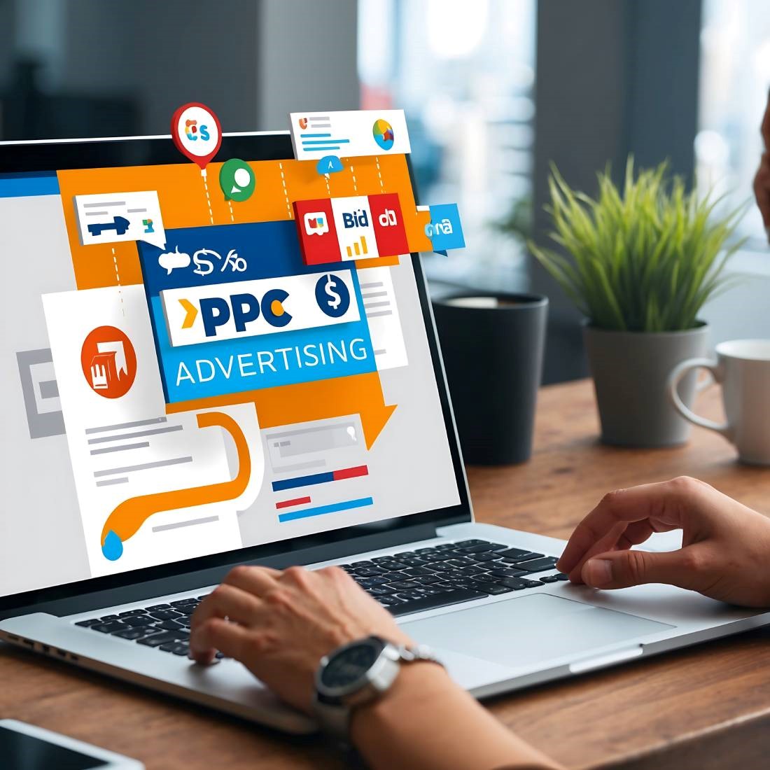 Bids, Impression and Conversion with PPC campaign