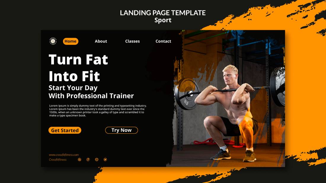 Gym Website Development