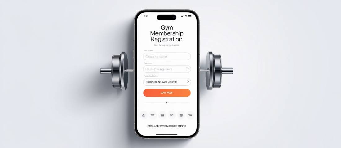 gym website that drives membership signups